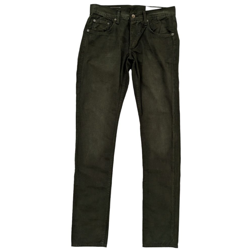 Rag & Bone Standard Issue Fit 2 Slim Leg In Dist Olive Green Jeans Men's Size 29